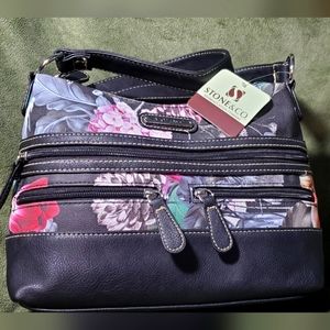 Stone & Co. Purse - Beautiful - Black Floral